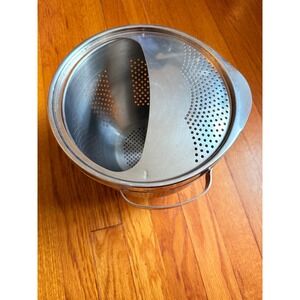 IKEA Mikael Warnhammar Stainless Steel Colander with Strainer Lid 18-0 Silver